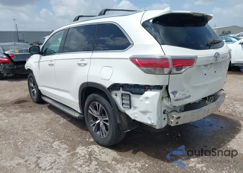 2016 Toyota Highlander Xle V6 from USA, damaged, VIN 5TDKKRFH7GS161277
